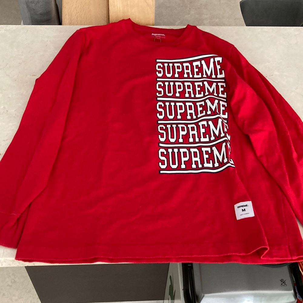 Supreme Red Vintage LongSleeve